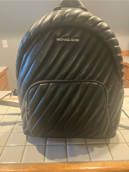 Michael Kors Handbags - Michael Kors Black Quilted  Mini Backpack